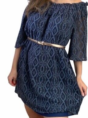 Michael Kors Off Shoulder Lace Dress